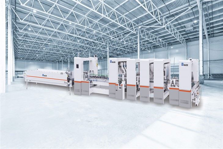 साइड पेस्टिंग नालीदार कार्टन फोल्डिंग और ग्लूइंग मशीन